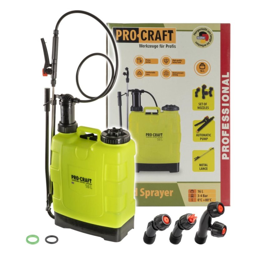 PROCRAFT HS-16 zádový postřikovač 16 lit.