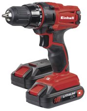 EINHELL TC-CD 18-2 Li aku vrtací šroubovák, KIT 2 x 1,5 Ah