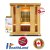 HEALTHLAND DeLUXE 4004 CARBON infrasauna