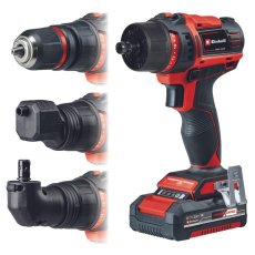 EINHELL TE-CD 18/45 3X-Li +22 aku vrtací šroubovák, KIT 1x 2,0 Ah s příslušenstvím (Power X-Change)
