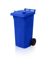 Popelnice s kolečky 240 lit. modrá