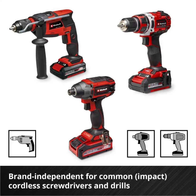 EINHELL E-Case gola sada 1/4" a 3/8" a 1/2", 121 dílů