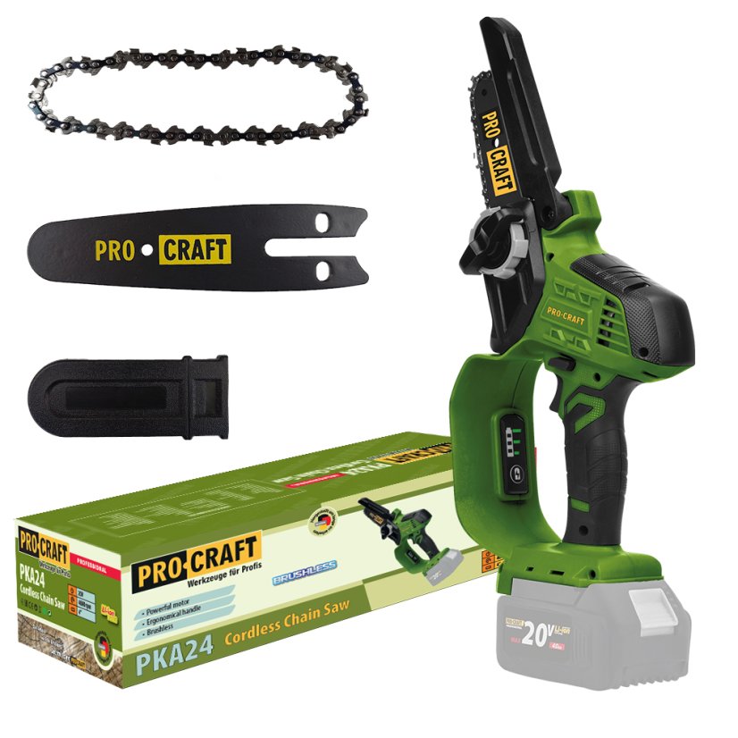 PROCRAFT PKA24 aku jednoruční řetězová pila, SOLO (bez aku a nabíječky)