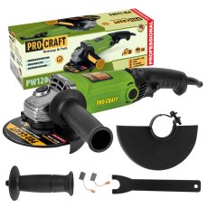 PROCRAFT PW1200E úhlová bruska, regulace otáček