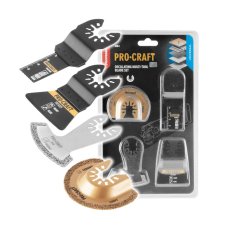 PROCRAFT  MB4 sada nástavců pro multifunkční oscilační brusku