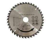 Pilový kotouč SK 190 x 2,6 x 30/20 mm / 40 zubů