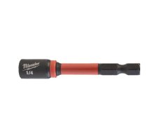 MILWAUKEE SHOCKWAVE hlavice nástrčná 12 x 65 mm s magnetem, 1/4" HEX