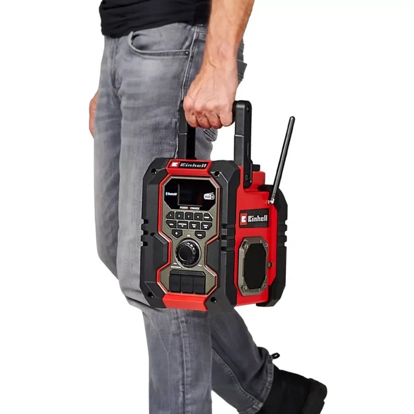 EINHELL TE-CR 18 Li DAB+/FM/BT aku rádio, SOLO (Power X-Change)