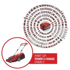 EINHELL RASARRO 36/38 - Kit (2x 4,0 Ah) aku sekačka na trávu (Power X-Change)