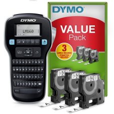 DYMO LabelManager 160 tlačiareň samolepiacich štítkov + 3x páska D1
