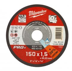 Milwaukee SCS 41/150 PRO+ kotúč rezný 150 x 1,5 mm na kov