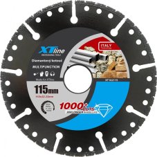 XTline univerzální řezný kotouč na dřevo, kámen, ocel 115 mm