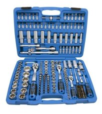 BGS gola sada 1/4" a 3/8" a 1/2", 192 dílů, Super-Lock, CrV/S2