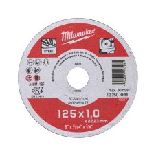 Milwaukee SCS 41/125 kotúč rezný 125 x 1,0 mm na kov