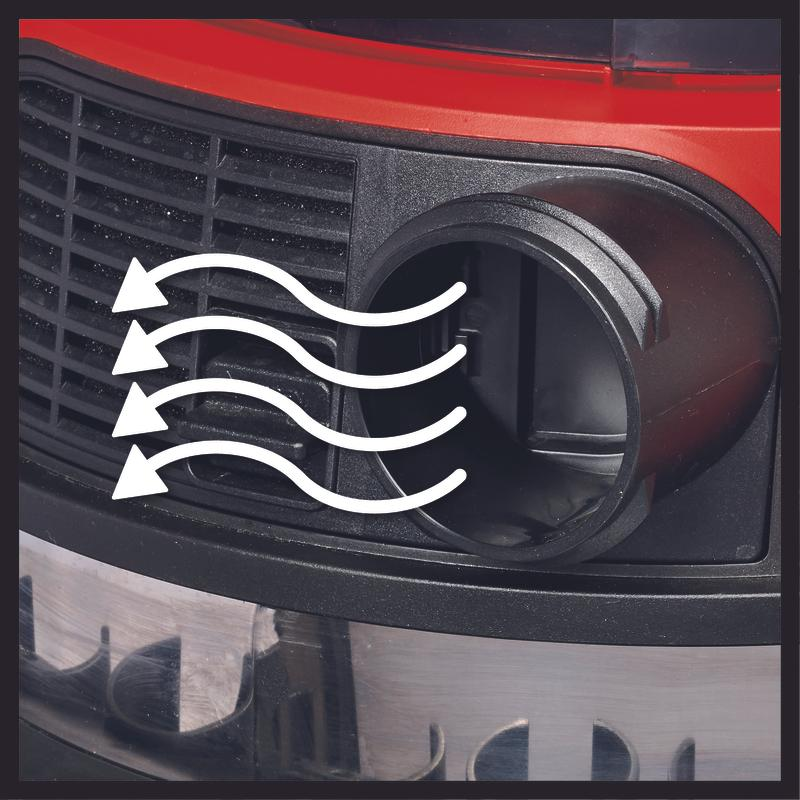 EINHELL TP-VC 36/30 S Auto - Solo aku vysavač na mokré a suché vysávání (Power X-Change)