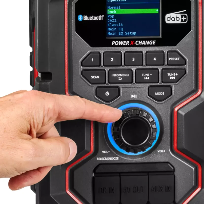 EINHELL TE-CR 18 Li DAB+/FM/BT aku rádio, SOLO (Power X-Change)