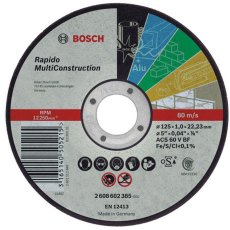BOSCH Rapido Multi Construction řezný kotouč na kov 125 x 1,0 mm