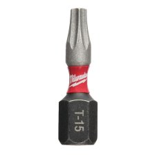 MILWAUKEE SHOCKWAVE™ bit 1/4" TORX T15 x 25 mm (balení 2 ks)