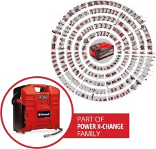 EINHELL TE-AC 36/8 Li OF Set - Solo aku kufříkový kompresor (Power X-Change)