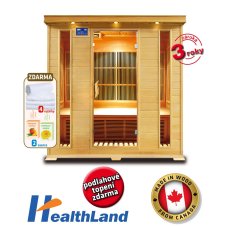 HEALTHLAND DeLUXE 4004 CARBON infrasauna