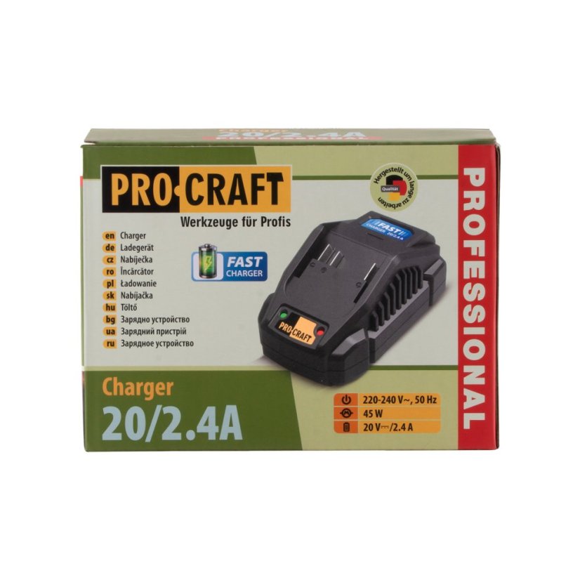 Sada aku zenmí(půdní) vrták Procraft PMA20 + baterie 20/4C a nabíječka 20/2.4a | SPMA20