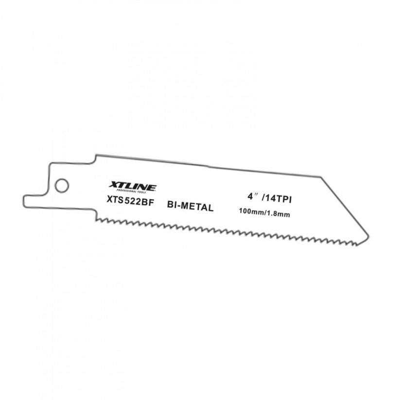 Pilový list do mečové pily HSS Bi-metal, 100 mm, 5 ks