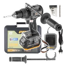 PROCRAFT industrial CD20B aku príklepová vŕtačka, KIT