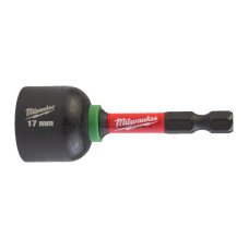 MILWAUKEE SHOCKWAVE hlavice nástrčná 17 X 65 mm s magnetem, 1/4" HEX