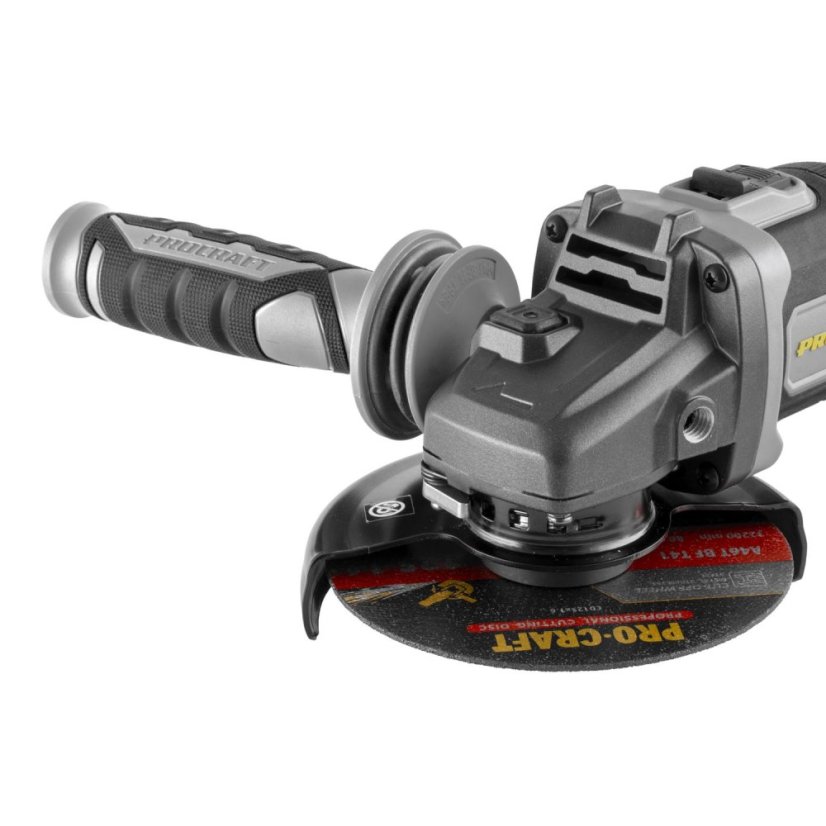 PROCRAFT AG125B aku úhlová bruska, SOLO