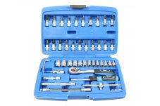 TRIUMF gola súprava 1/4", 47 dielov, 6-tich hrán, materiál S2