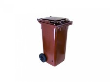 Popelnice s kolečky 240 lit. BIO hnědá