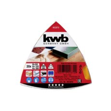 KWB brusný výsek na suchý zip DELTA 93 mm H6 (sada 20 ks)