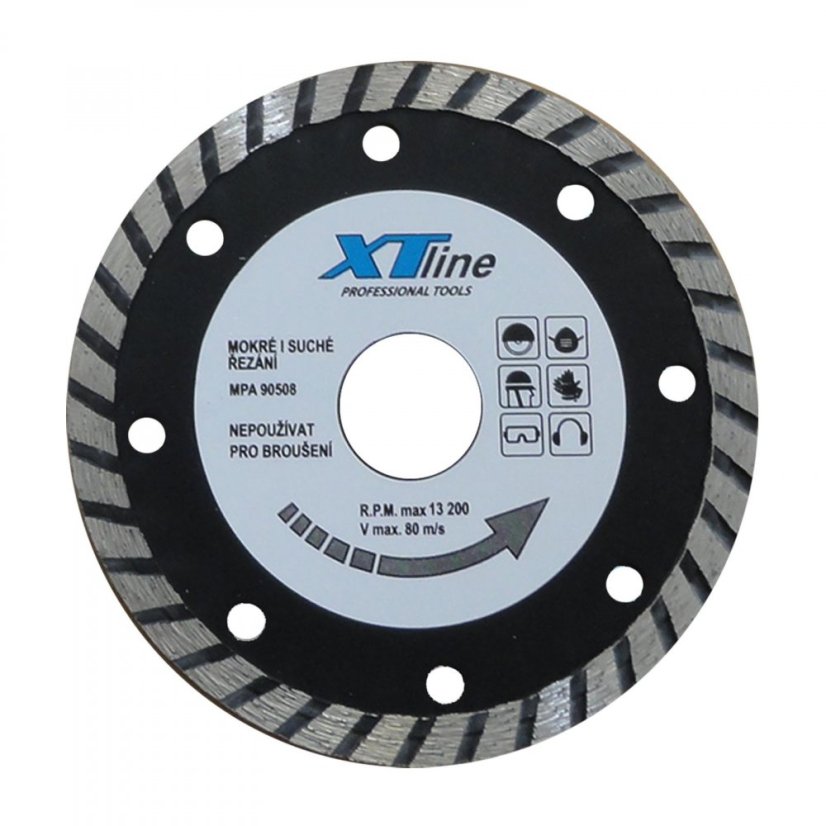 XTline kotouč diamantový 125 mm turbosegment