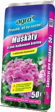 AGRO Substrát pro muškáty 50 l s aktivním humusem