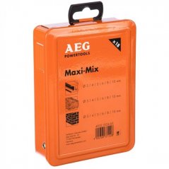 AEG Maxi-Mix sada vrtáků do zdiva, dřeva a HSS-R vrtáky, 18-dílná, 3-10 mm