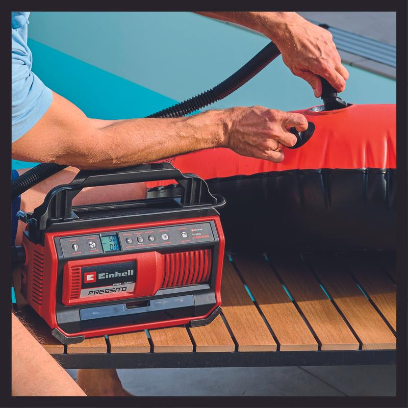 EINHELL PRESSITO 18/25 Hybrid aku hybridní kompresor (Power X-Change)