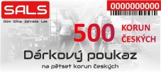 Dárkový poukaz SALS.cz na nákup zboží v hodnotě 500 Kč