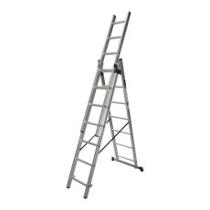 Žebřík trojdílný hliníkový 3 x 7 příček