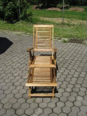 Zahradní Lehátko King akácie