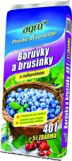 AGRO Substrát pro borůvky a brusinky 45 l s rohovinou