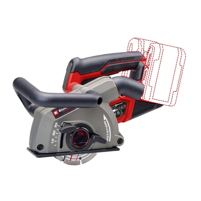 EINHELL TP-MA 36/30 Li BL - Solo aku drážkovací frézka (Power X-Change)