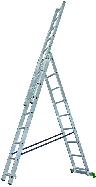 Rebrík trojdielny univerzálny 3 x 11 priečok