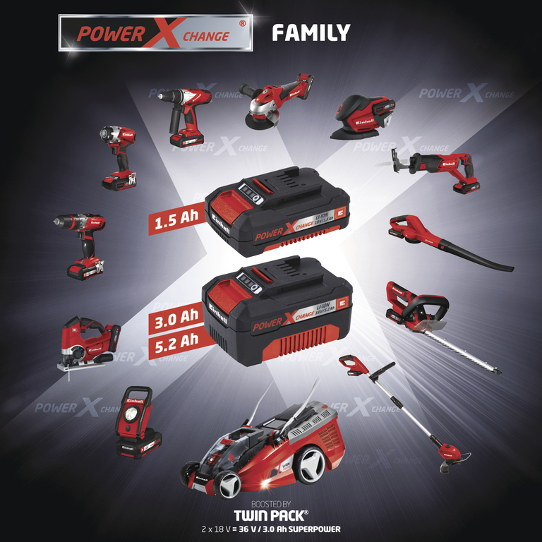 EINHELL TE-TK 18 Li sada aku nářadí (Power X-Change)