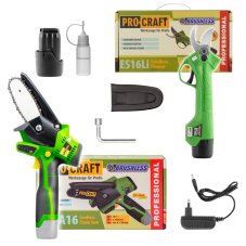 PROCRAFT sada aku ruční pilka PKA16bb a nůžky na větve ES16Li1B
