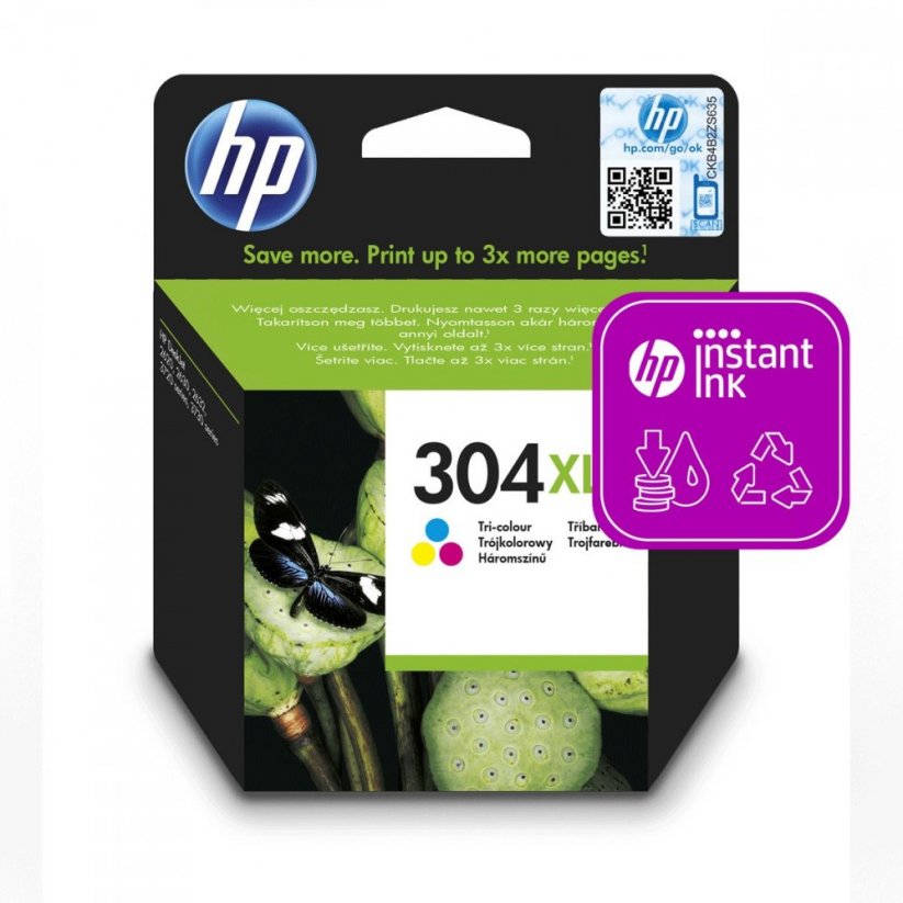 HP 304 XL cartridge barevná