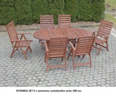 Stolová sestava ISTANBUL SET 6 meranti