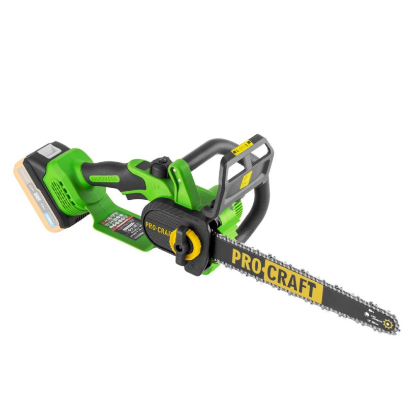 PROCRAFT PKA33 aku řetězová pila prořezávací, KIT (4 Ah, nab, kufr)