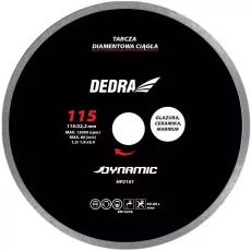 DEDRA kotouč diamantový 115 mm celoobvodový