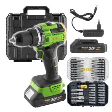 PROCRAFT PA18LiH aku vrtací šroubovák 80Nm se sadou bitů