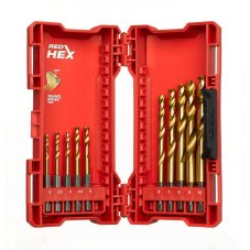 MILWAUKEE Shockwave RED HEX sada vrtáků do kovu 10-dílná